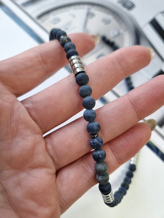 Чокер лазурит тёмный