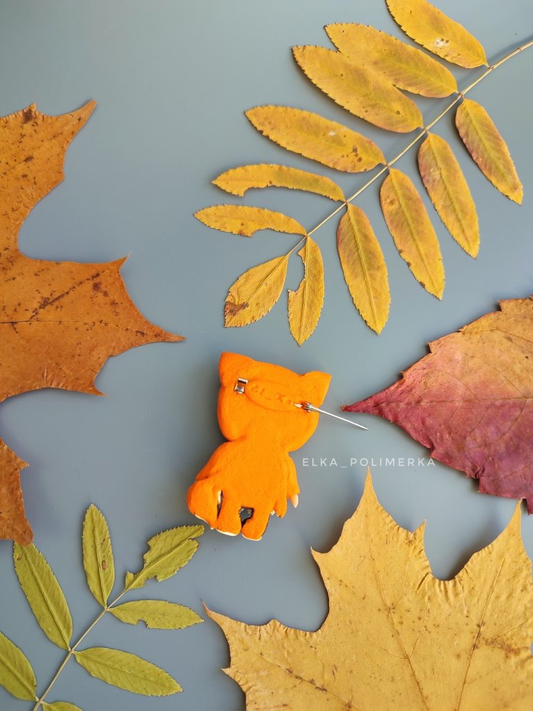 Брошь «Лисёнок»