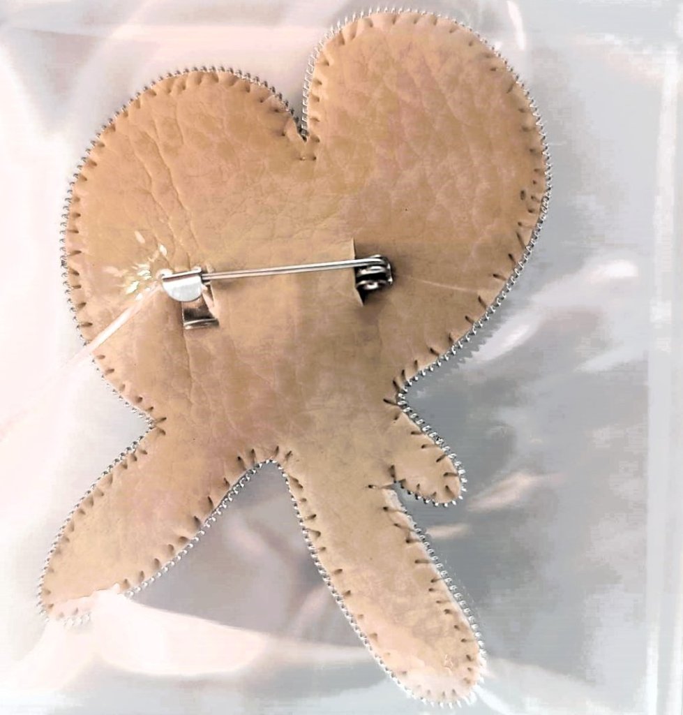 Брошь «Попугаи-неразлучники»