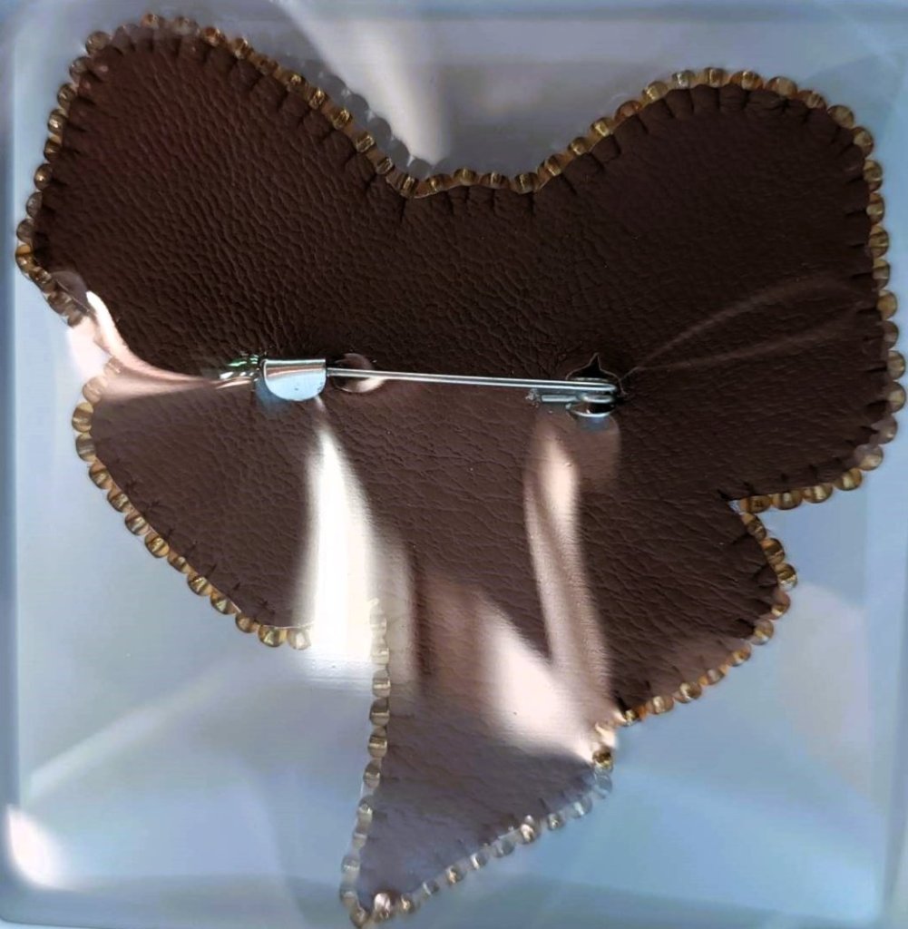 Брошь «Красный бант»