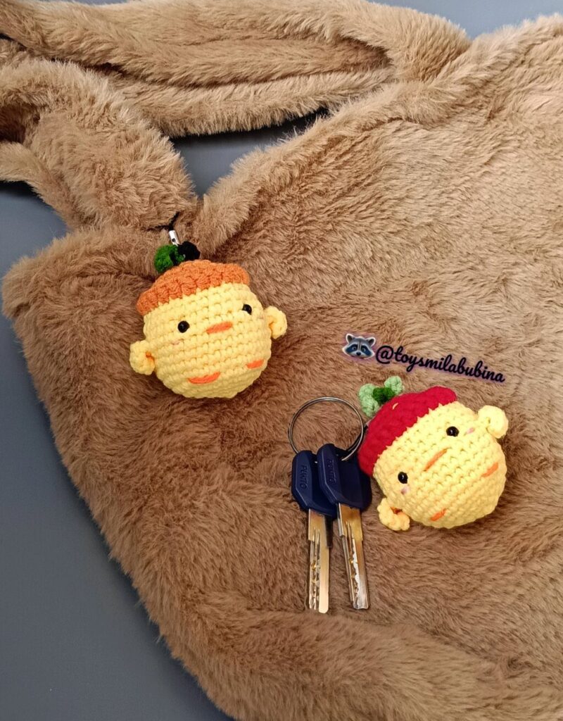 Фруктята, брелоки в ассортименте