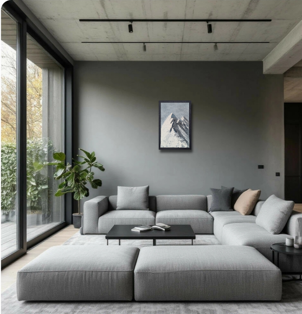 Текстурная картина Горная вершина