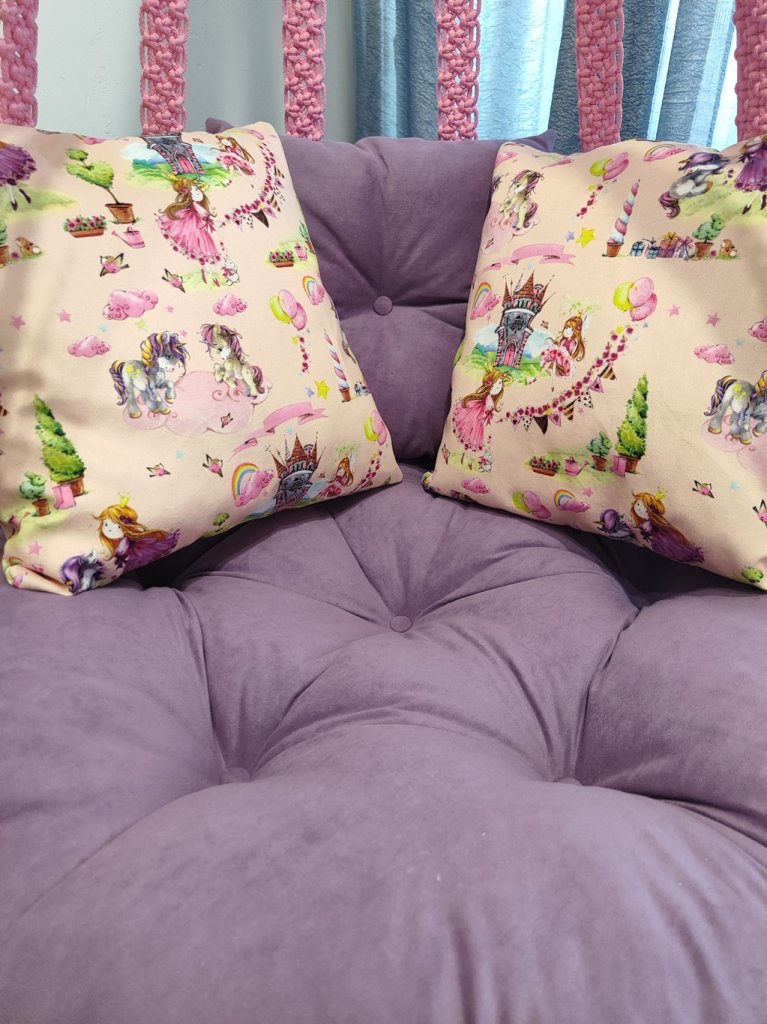 Качели «Капля» с бахромой