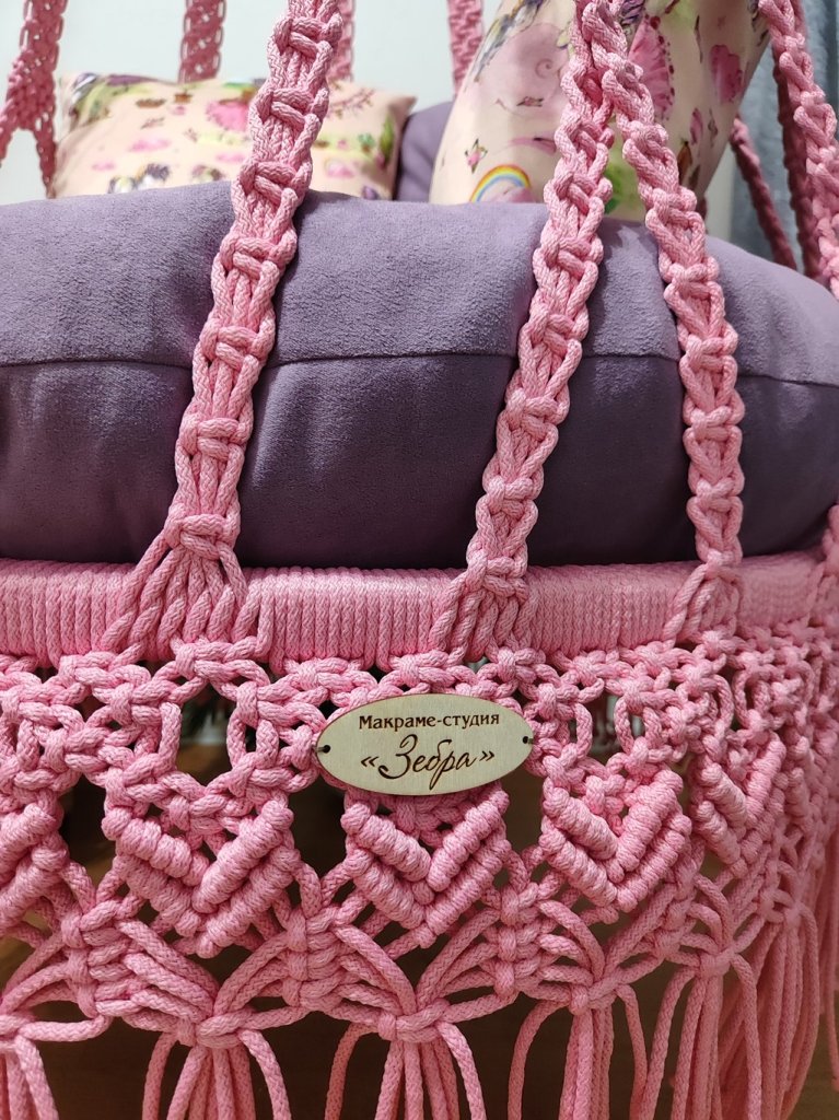 Качели «Капля» с бахромой