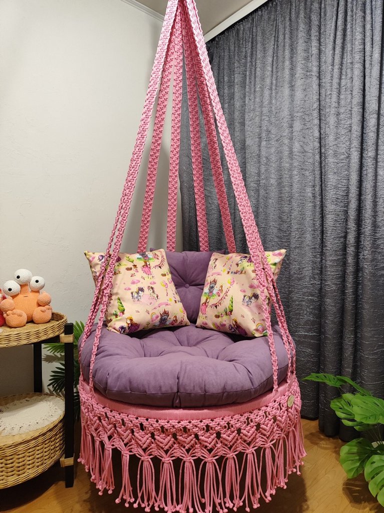 Качели «Капля» с бахромой