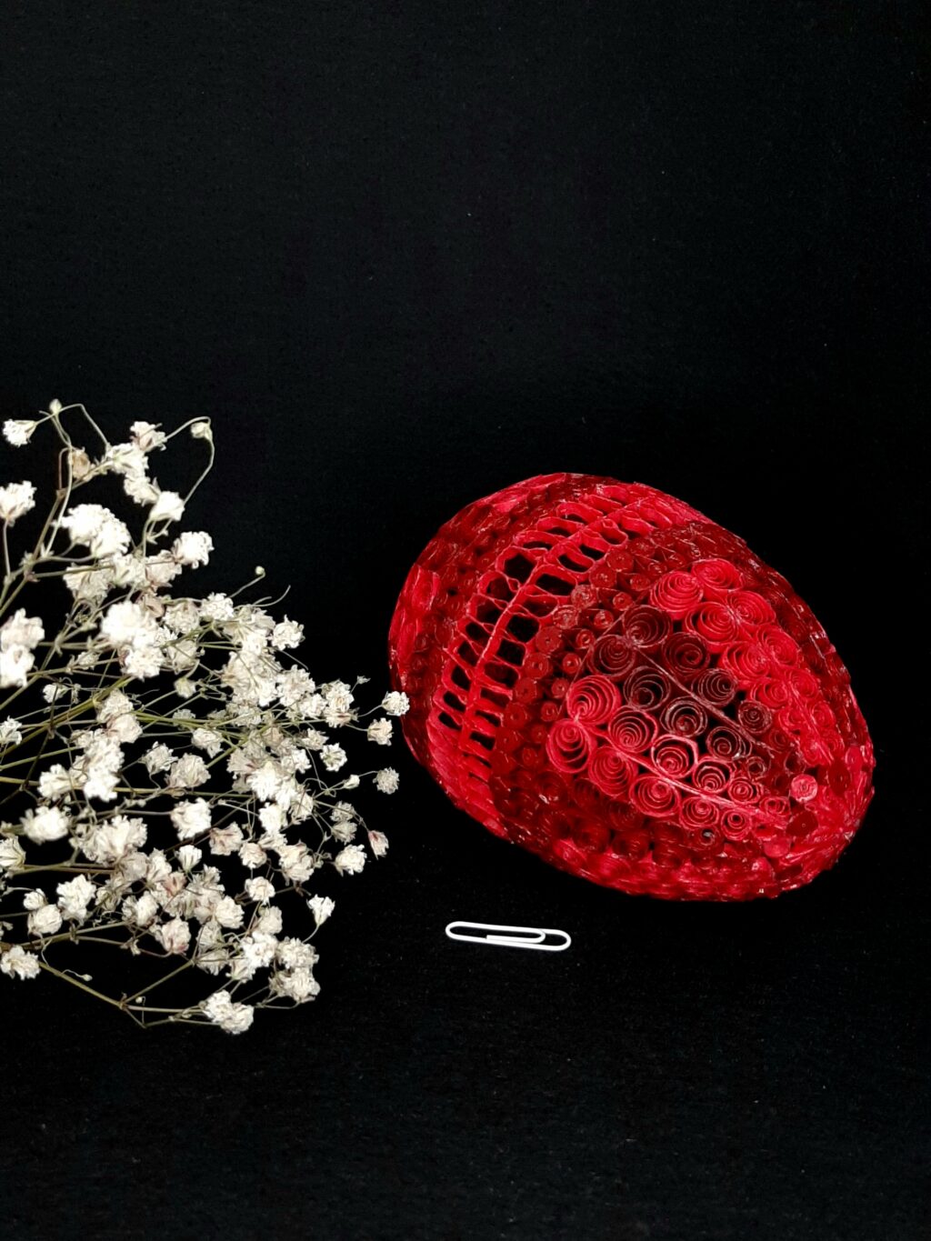 Пасхальное яйцо квиллинг «Фаберже»