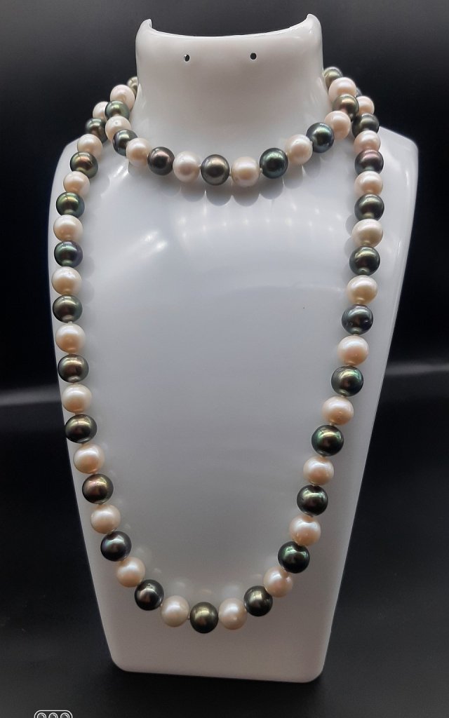 Комплект из натурального культивированного жемчуга