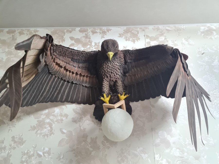 Фигура орла из фоамирана