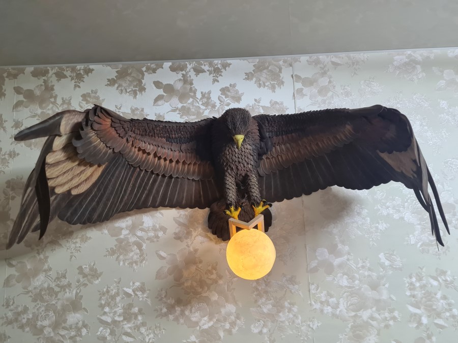 Фигура орла из фоамирана