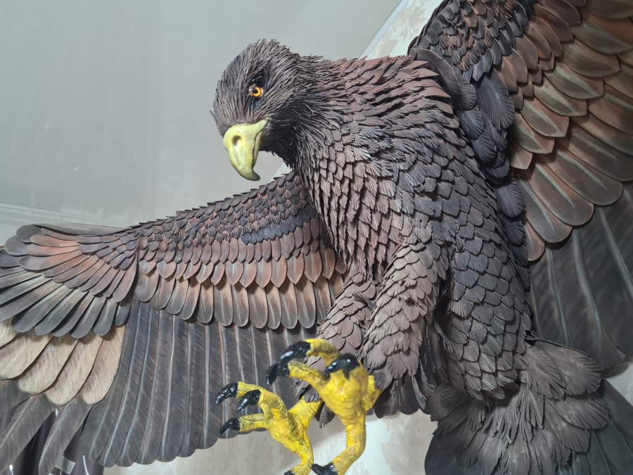 Фигура орла из фоамирана