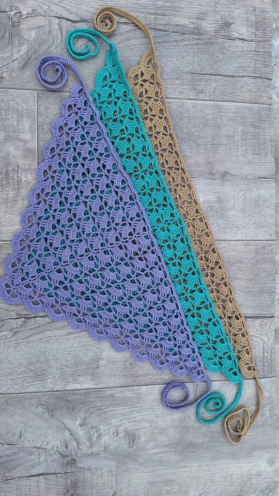 Вязаная косынка «Кроше»