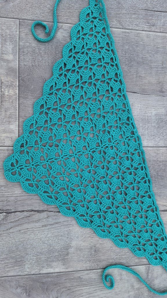 Вязаная косынка «Кроше»