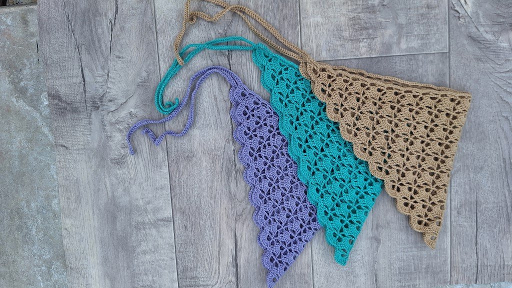 Вязаная косынка «Кроше»