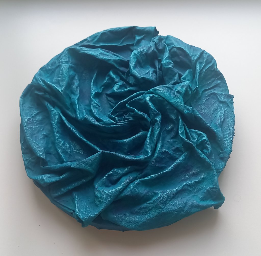 Текстурная картина Бирюзовая роза