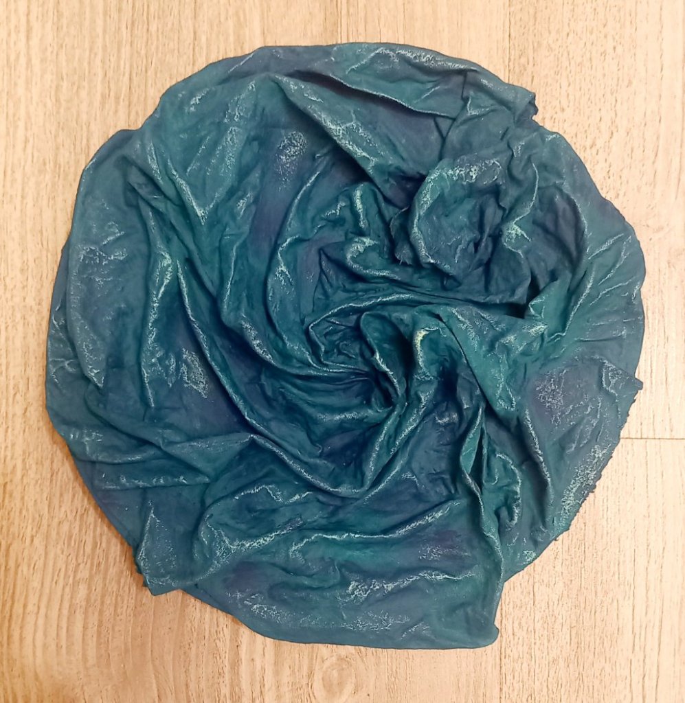 Текстурная картина Бирюзовая роза