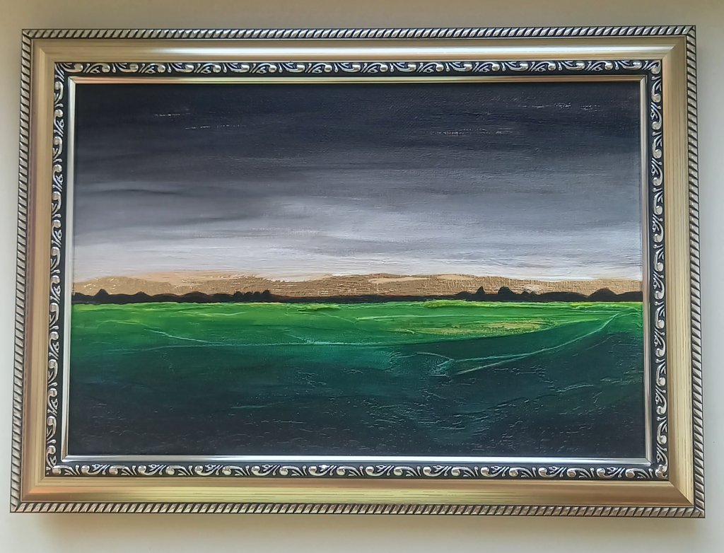 Текстурная картина Тихий вечер