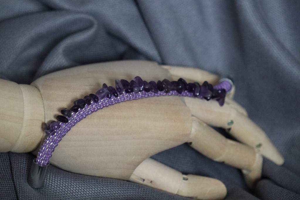 Браслет с аметистом