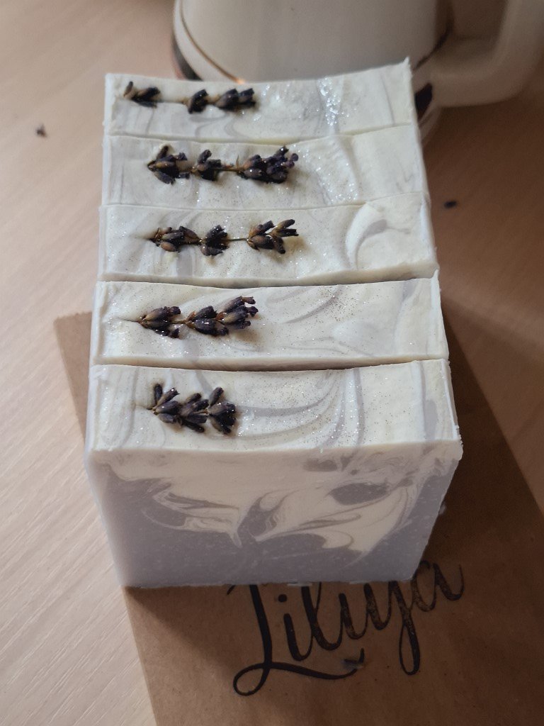 Лавандовое мыло натуральное