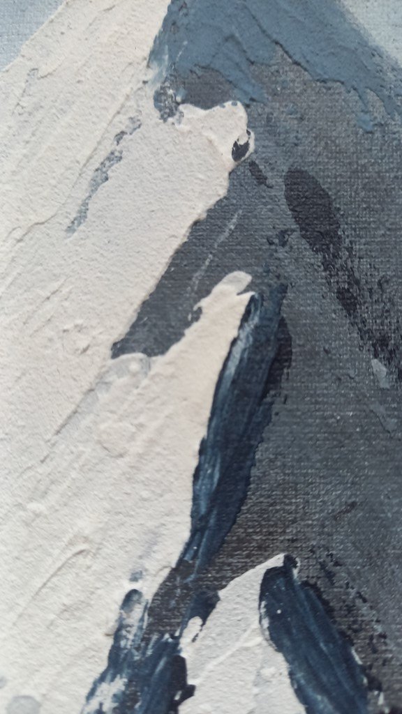 Текстурная картина Горная вершина