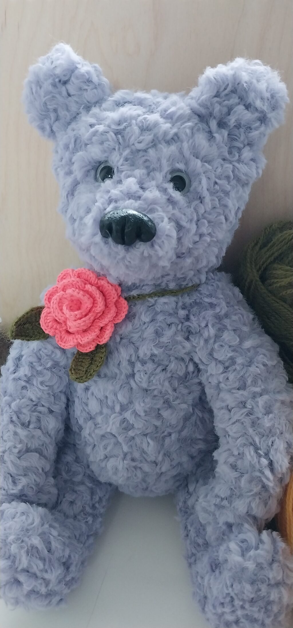 Сиреневый медвежонок