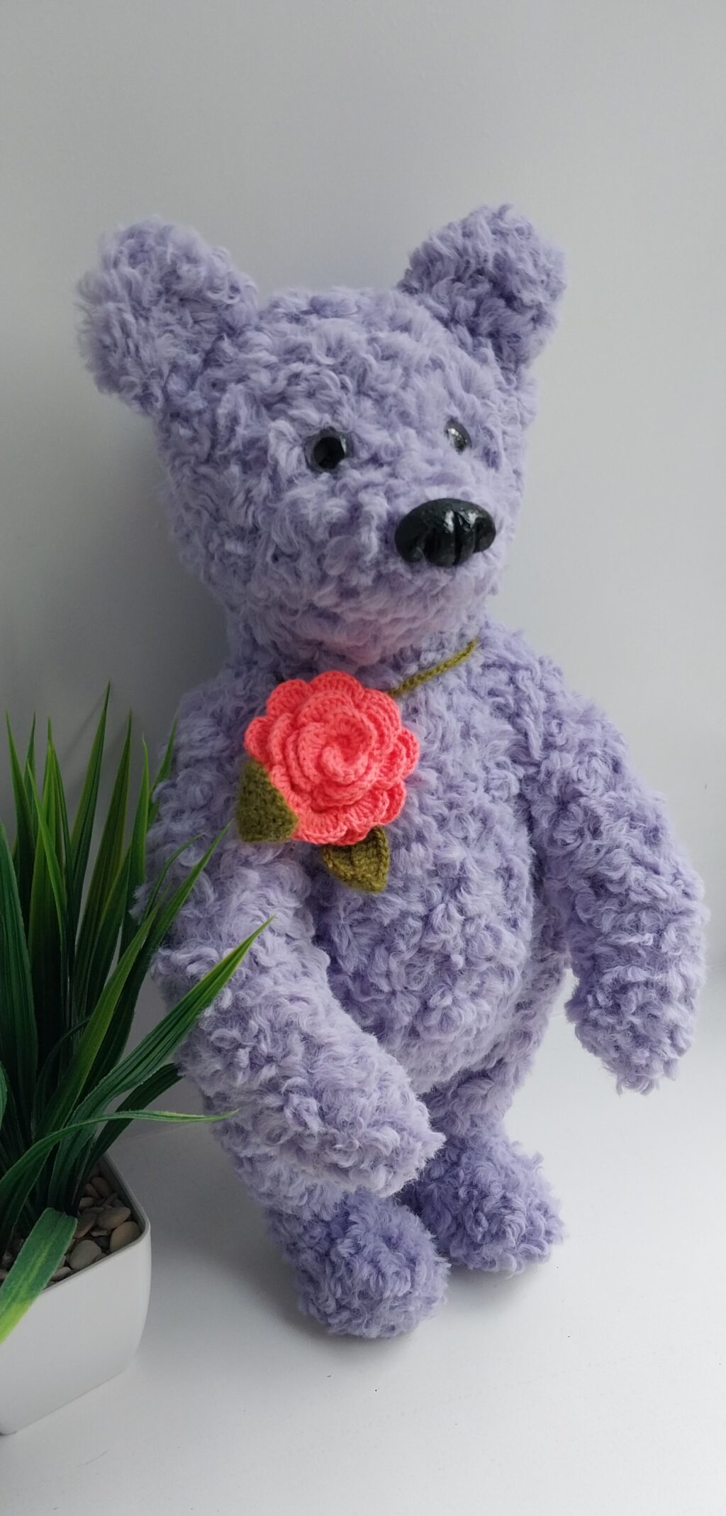 Сиреневый медвежонок