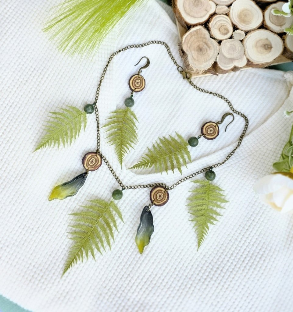 Комплект украшений Папоротник