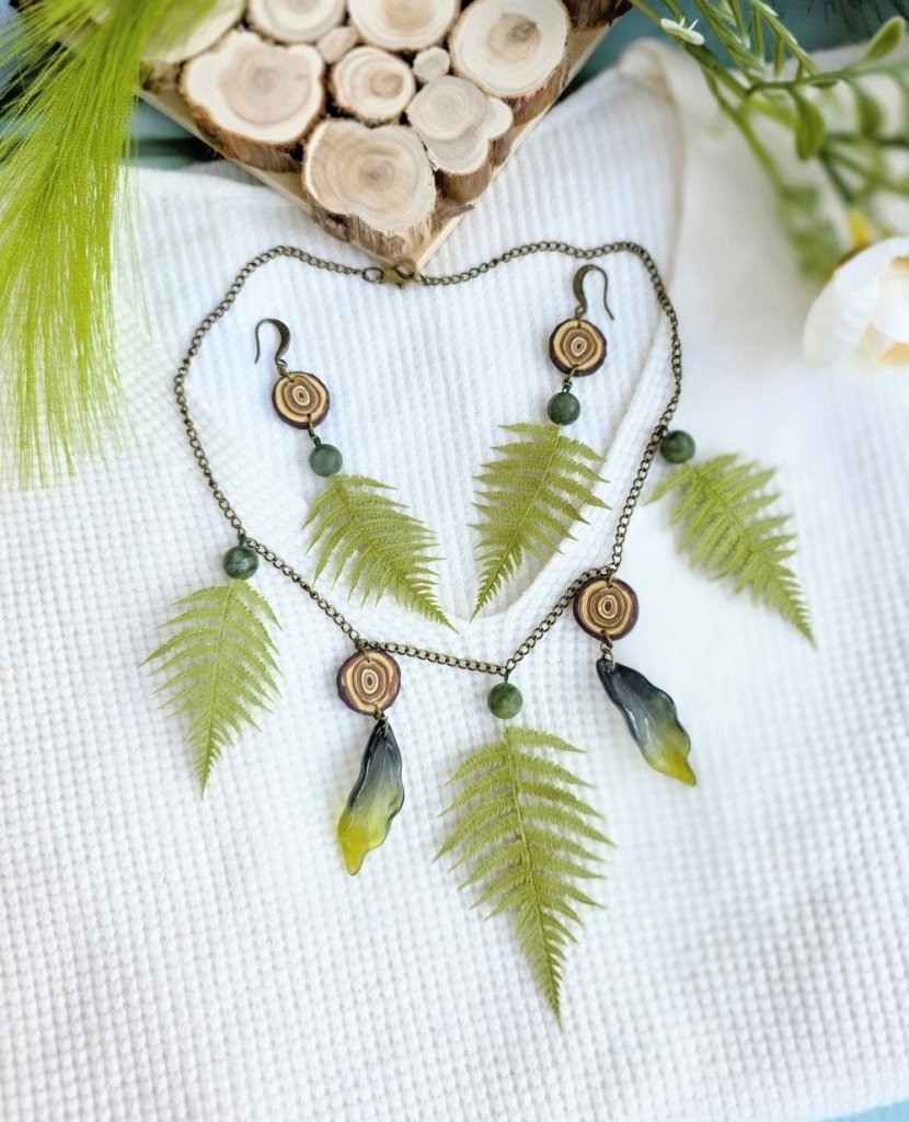 Комплект украшений Папоротник