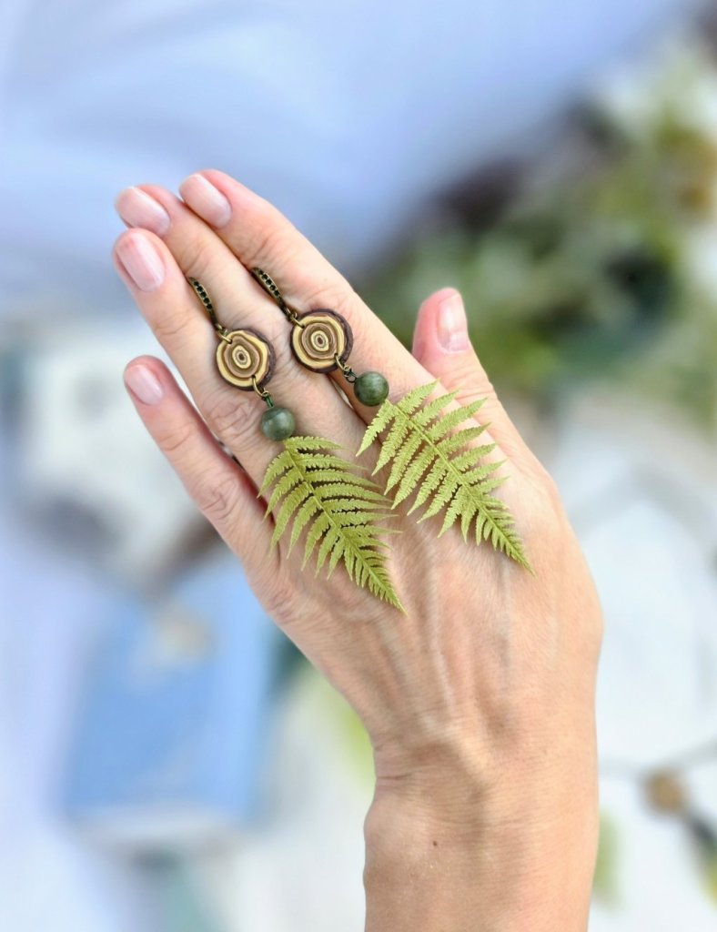 Комплект украшений Папоротник