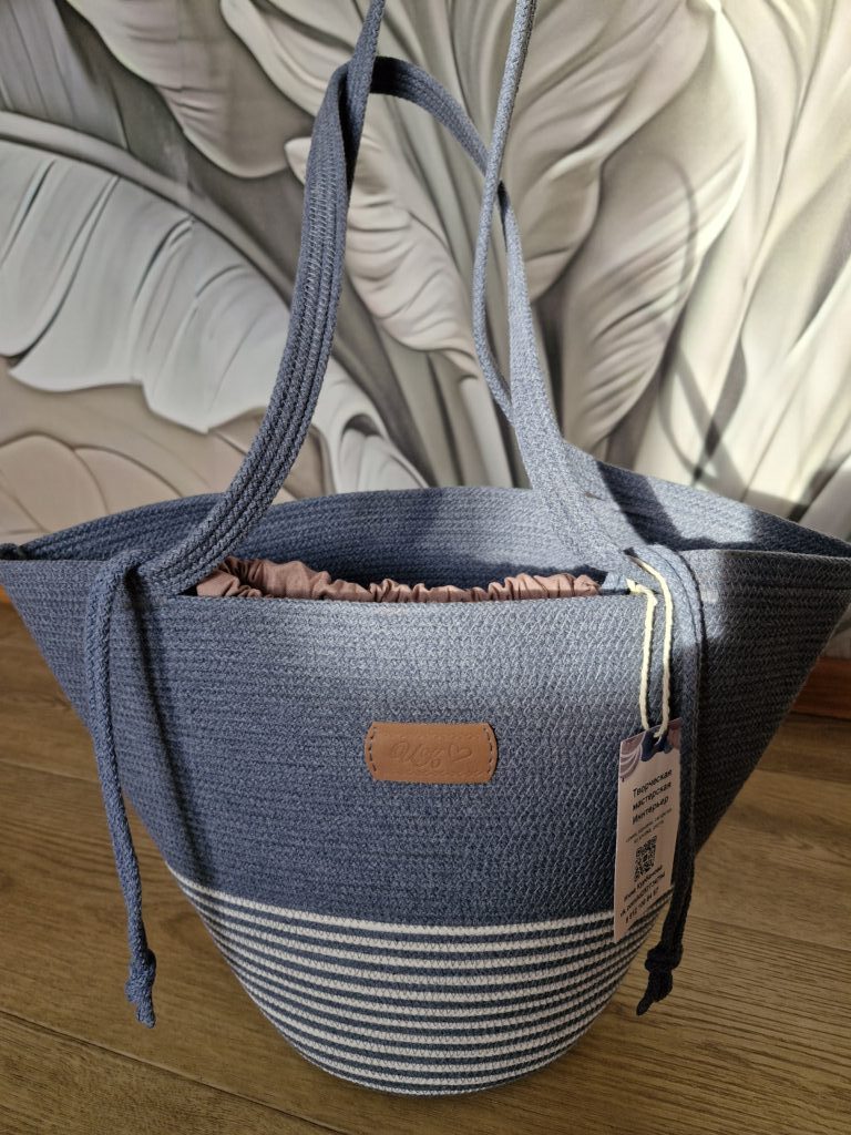 Сумка тоут, хлопок