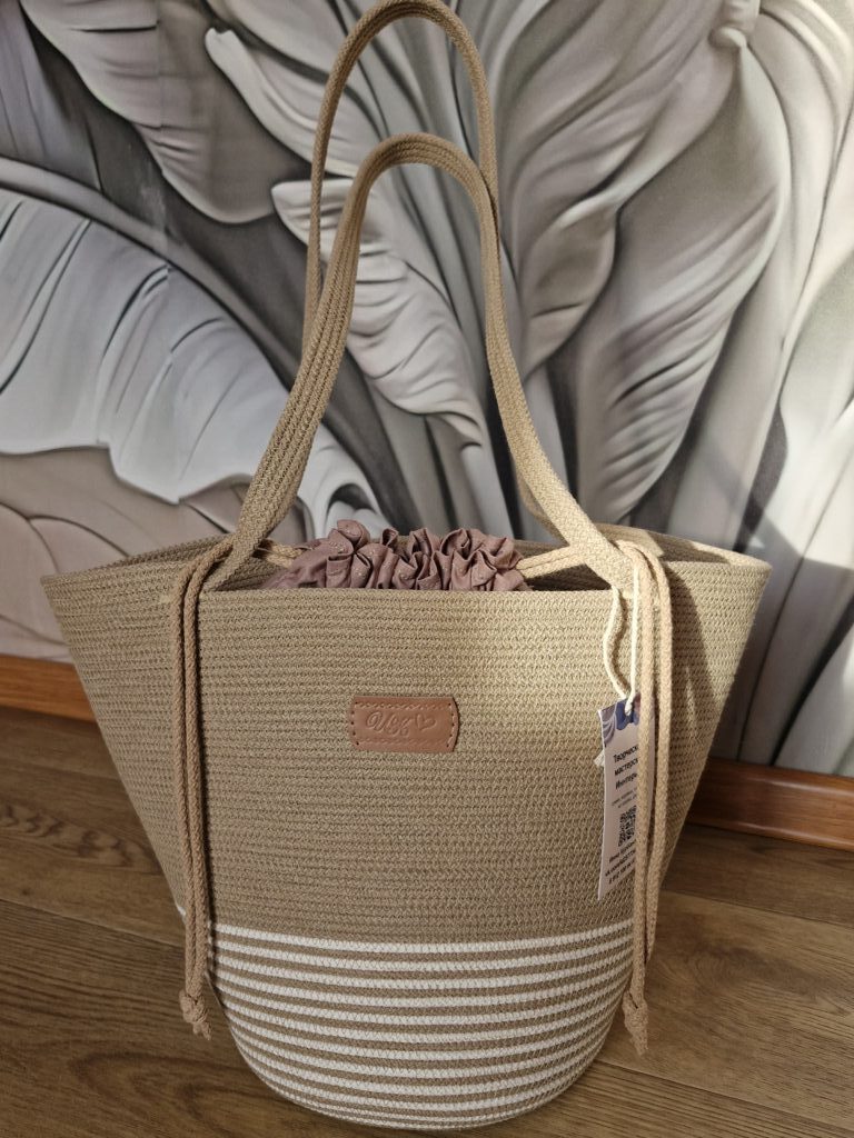 Сумка тоут, хлопок