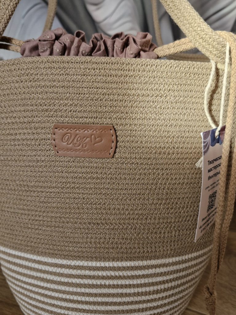 Сумка тоут, хлопок