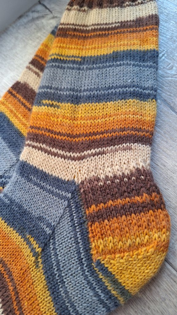 Вязаные мужские носки