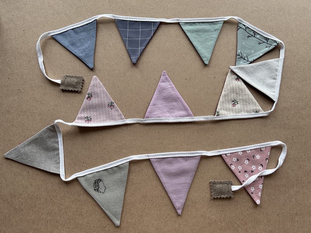 Гирлянда тканевая двухсторонняя