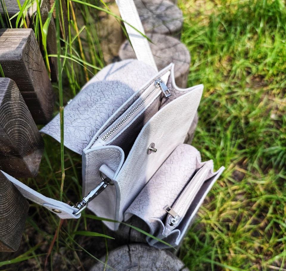 Комплект из натуральной кожи