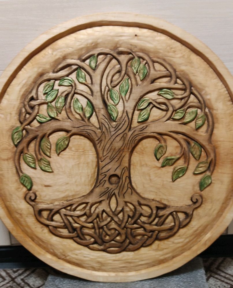 Резное панно -Древо жизни