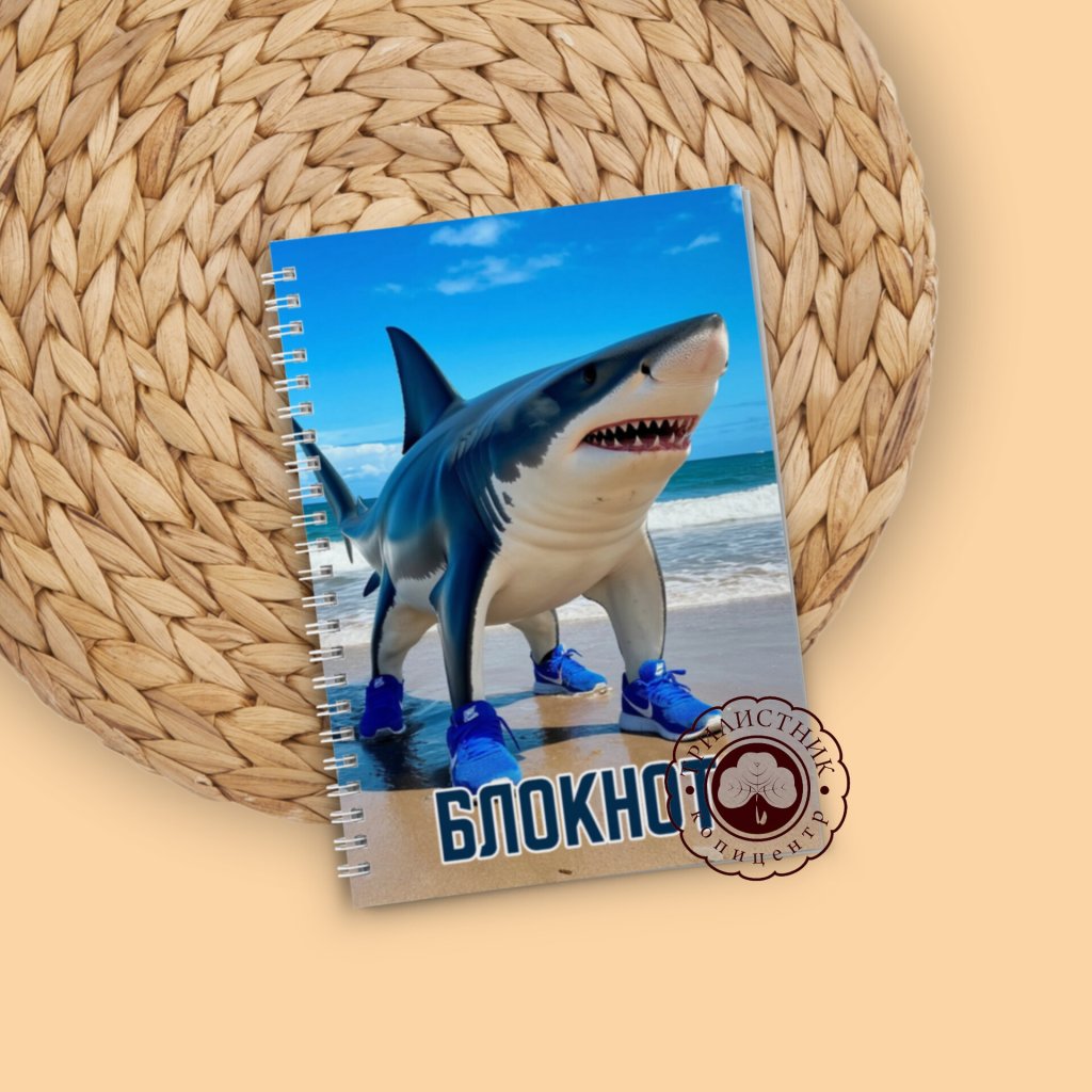 Блокнот в клетку с итальянскими мемами