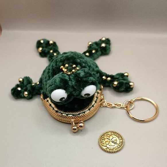 Кошелёк Лягушка со счастливой монеткой