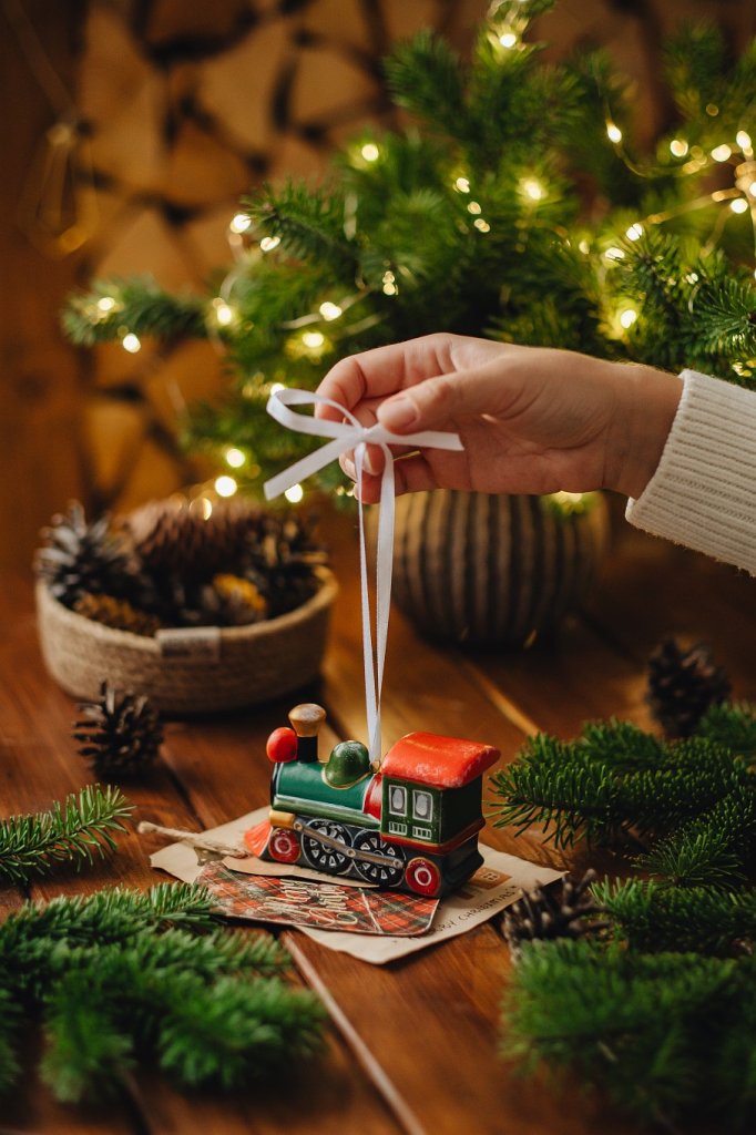 Ёлочная игрушка «Паровозик»