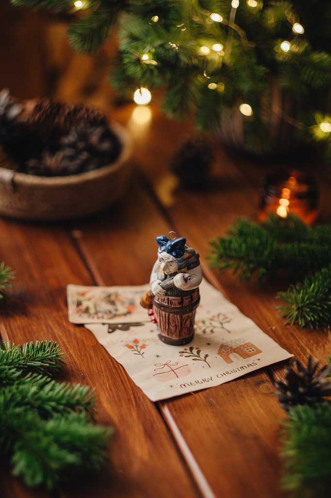 Ёлочная игрушка «Бабушка Яга»