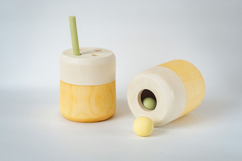 Сортер «Бочонок» с палочками или шариками