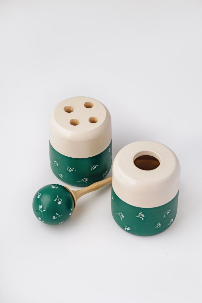 Сортер «Бочонок» с палочками или шариками