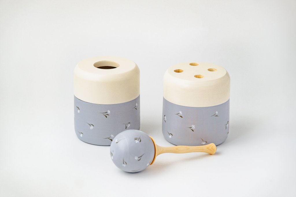 Сортер «Бочонок» с палочками или шариками