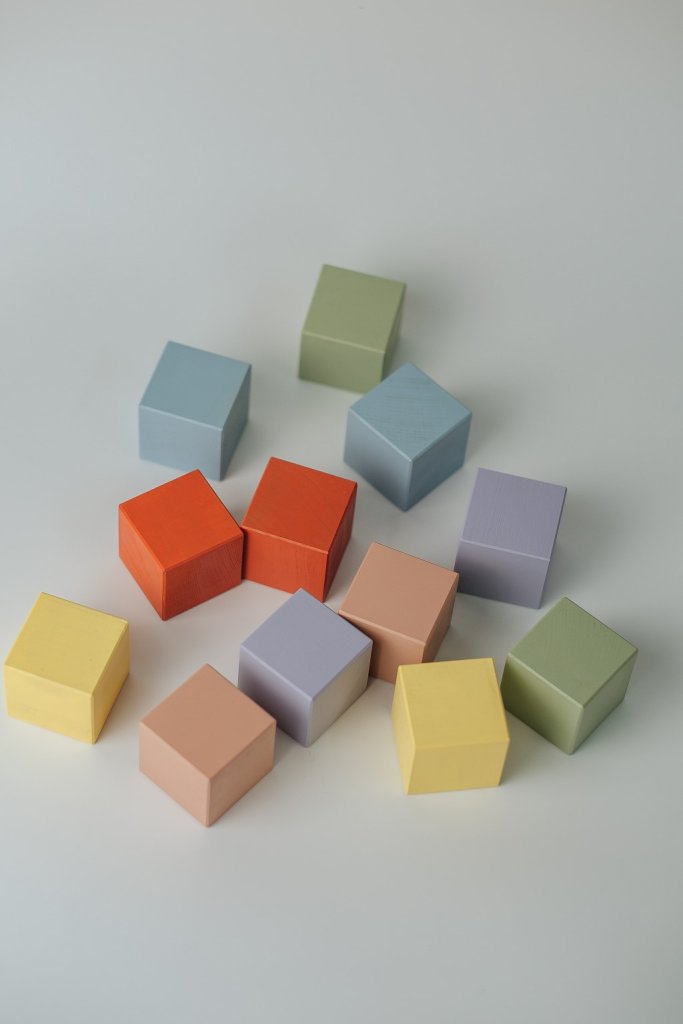 Кубики деревянные