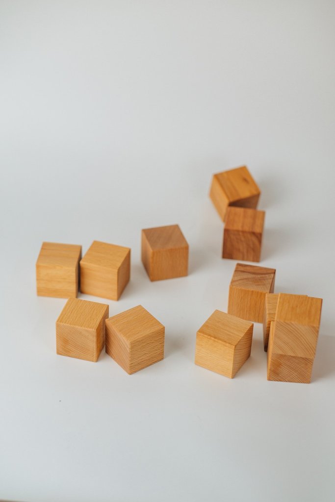 Кубики деревянные