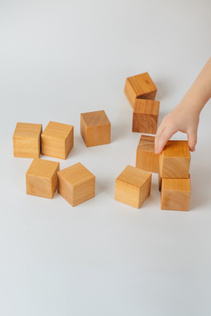 Кубики деревянные