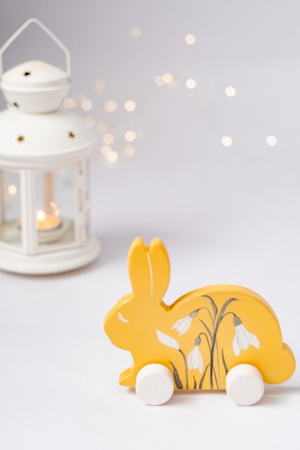 Игрушка-каталка «Зайка»