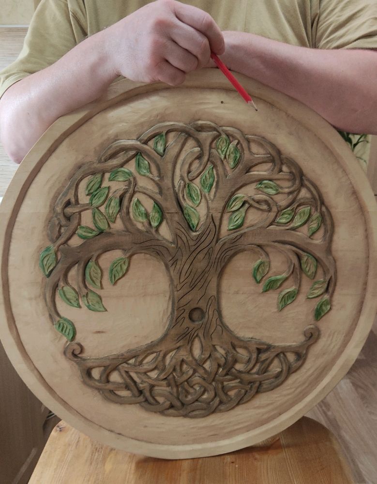 Резное панно -Древо жизни