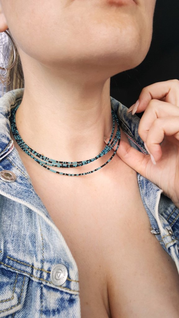 Чокер 4 нити