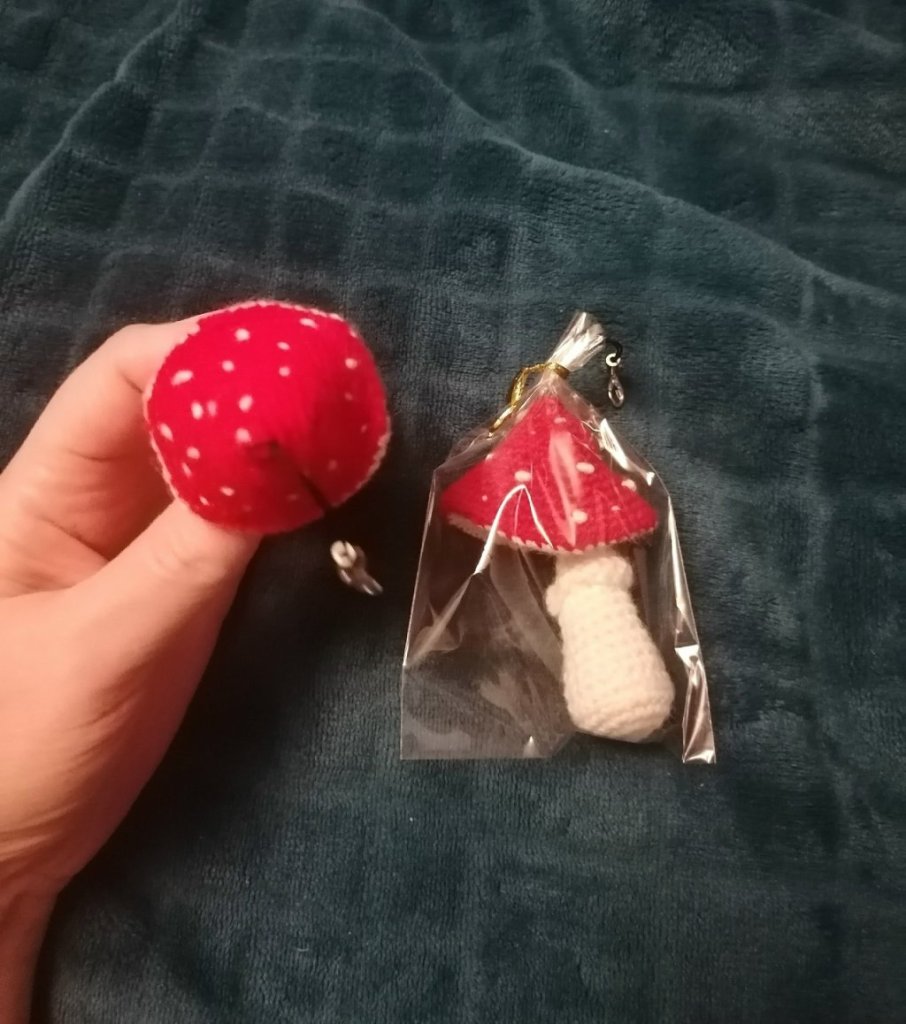 Брелок(обвес) гриб мухомор