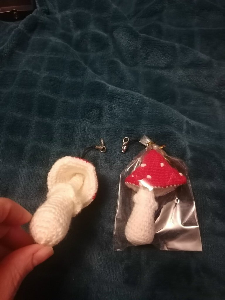 Брелок(обвес) гриб мухомор